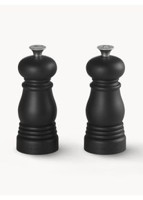 Le Creuset Soľnička a korenička Creuset, 2 ks Čierna Umel&aacute; hmota &Oslash; 5 x V 12 cm