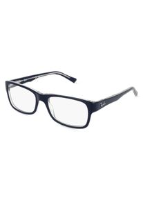 Ray-Ban RX5268 Unisex Bril, blauw transparant