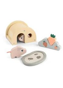 Done by Deer Spieltier , Multicolor , Holz, Kunststoff, Textil, Holzwerkstoff , Buche, Schima , 10.0x14.7x14.5 cm , Spielzeug, Holzspielzeug