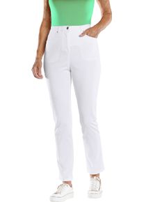 Dames Jeans met versierde zakken wit Maat 23