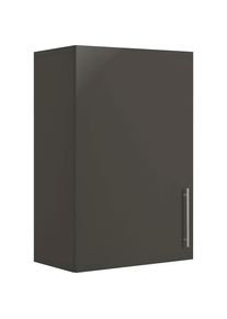 Wiho-Küchen wiho Küchen , Hängeschrank »Cali« 60 cm breit, 90 cm hoch , Front: Anthrazit Glanz, Korpus: Anthrazit matt