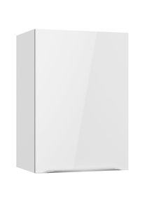 Optifit , Hängeschrank »Lilly2« Breite 50 cm, 1 Tür, 2 Einlegeböden , weiß lackiert/weiß/Black Stone