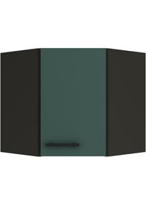Optifit , Eckhängeschrank »Palma« Breite 60 x 60 cm, Türanschlag wechselbar , steingrün/antrhazit , anthrazit