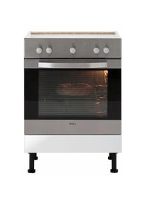 Wiho-Küchen wiho Küchen , Herdumbauschrank »Ela« Breite 60 cm , Front: Weiß Glanz, Korpus: Weiß