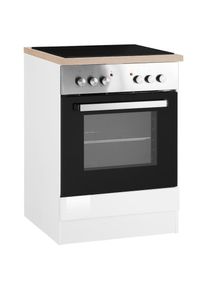 KOCHSTATION , Herdumbauschrank »KS-Haiti« , weiß Hochglanz