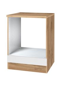 KOCHSTATION , Herdumbauschrank »KS-Toronto« , weiß/wotaneiche