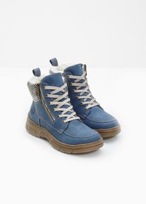 Rieker veterboots - blauw - maat 37 - bonprix