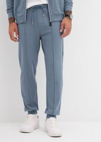Sweatpants - blauw - maat 60/62 (XXL) - met katoen - bonprix