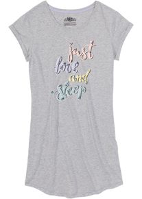 bonprix Krótka koszula nocna, szary, 40/42