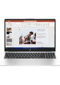 HP 255 15.6 G10 (15.60", 512 GB, 8 GB, Nummernblock), Notebook, Silber