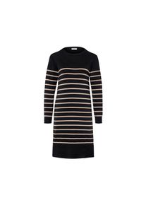 Tchibo - Gestreiftes Feinstrickkleid - Damen - Gr. S - schwarz/gestreift