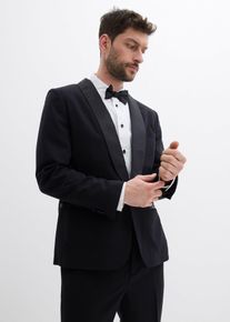 Smoking-Sakko mit Stretch-Anteil in Slim Fit, schwarz, Gr&ouml;&szlig;e 50, bonprix