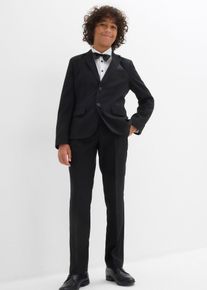 Anzug (2tlg. Set) in Regular Fit, schwarz, Größe 146, bonprix