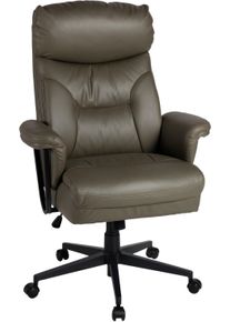 Duo Collection Bureaustoel Tiago XXL Belastbaar tot 150 kg, pocketveren kern in de zitting bureaustoelen maat Microvezel groen