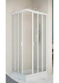 FORTE Hoekdouchecabine Vela variabel verstelbereik, hoogte 190 cm douchecabines wit