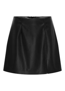 Only Imitatieleren rok ONLELINA FAUX LEATHER SKIRT OTW dames leren & imitatieleren rokken maat L zwart