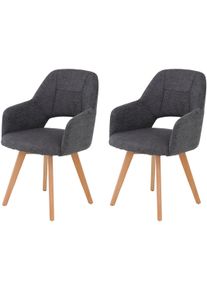 Hela Stoel met armleuningen SOFIA armstoel met massief houten frame, bekleding webstof Eetkamerstoel, fauteuil met armleuningen, subtiele