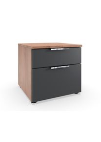 wimex Nachtkastje Level by fresh to go 2 lades met soft-close functie, 41 cm breed, 39 cm hoog nachtkastjes beige