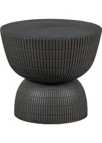 Woood Salontafel SAMSON ronde vorm, van fibreclay, hoogte 44 cm salontafels bruin