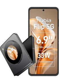Nubia Smartphone Nubia Flip 5G, 256 GB telefonie zwart