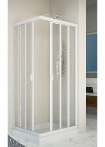 FORTE Hoekdouchecabine Vela variabel verstelbereik, bxd: 70 x 70 cm douchecabines wit