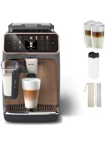 Philips Volautomatisch koffiezetapparaat EP5544/80 5500 Series, 20 koffiespecialiteiten (warm of ijskoud) volautomatische koffiemachines grijs