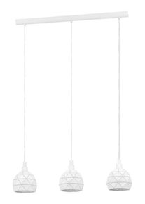 Eglo Hanglamp ROCCAFORTE Hanglamp - L75 x B17 x H110 cm - voor eetkamer, keuken, woonkamer (1 stuk) hanglampen wit