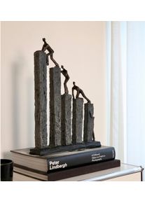 Casablanca by Gilde Decoratief figuur Sculptuur Raise (1 stuk) beelden & sculpturen grijs