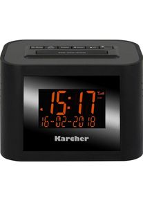 Kärcher Karcher Digitale radio (DAB+) DAB 2420 FM-tuner met RDS, 2 W, radio met DAB+, radiowecker, zendergeheugen dab+ radio's zwart