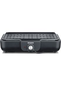 Severin Tafelgrill PG 8556 Elektrische grill met plaat tafel grills zwart