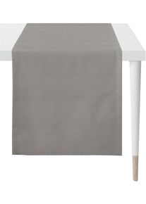 Apelt Tafelloper Miles (1 stuk) tafelkleden grijs