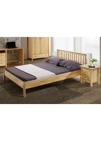 Home Affaire Bedframe gemaakt van massief grenenhout (1-delig) bedden beige