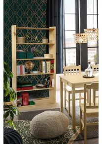 Home Affaire Boekenkast gemaakt van massief grenenhout (1 stuk) boekenkasten beige