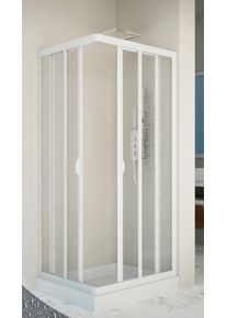 FORTE Hoekdouchecabine Vela variabel verstelbereik, bxh: 75x75 cm douchecabines wit