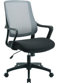 Inosign Bureaustoel Imperia, comfortabele bureaustoel bureaustoelen maat Netstof zwart