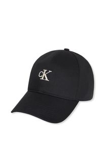 Calvin Klein Baseball pet MONOGRAM EMBROIDERY BASEBALL CAP unisex caps zwart