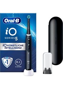 Oral-B Oral B Elektrische tandenborstel IO 5 met magnet technologie, led-display, 5 reinigingsstanden, reisetui mondverzorging zwart