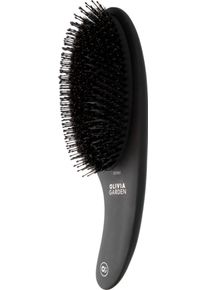 Olivia Garden Haarborstel EXPERT CARE CURVE varkenshaar & nylon haren mat zwart haarborstels zwart