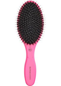 Olivia Garden Haarborstel EXPERT CARE OVAL Boar&Nylon Bristles huishoudelijk roze