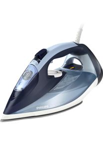 Philips Stoomstrijkijzer DST7020/20 SteamGlide Plus strijkzool, 300 ml waterreservoir, 250 g stoomstoot stoomstrijkijzers blauw