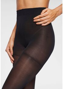 Lascana Steunpanty met verstevigd broekje (set, 2 stuks) dames steunpanty's maat S (38/40) zwart