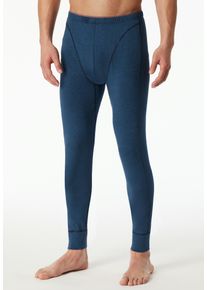 Schiesser Lange onderbroek 95/5 heren lange onderbroeken maat 4 blauw