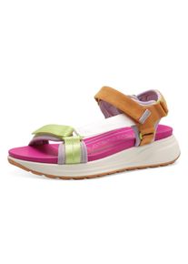 Tamaris Sandalen , plateau, sandalette, trekkingsandaal, verstelbare klittenbanden dames sandaaltjes maat 42 multicolor