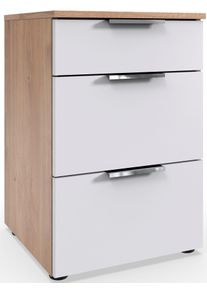 wimex Nachtkastje Level by fresh to go 3 lades met soft-close functie, 41 cm breed, 61 cm hoog nachtkastjes