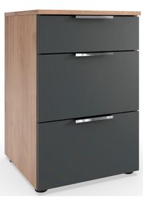 wimex Nachtkastje Level by fresh to go 3 lades met soft-close functie, 41 cm breed, 61 cm hoog nachtkastjes