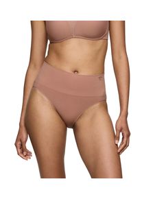 Triumph Shapingslip Soft Sculpt naadloos, licht vormend, hoge beenuitsnijding dames slips maat 46 bruin