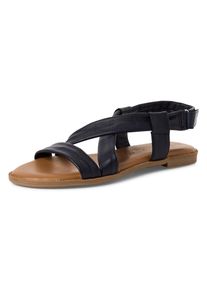 Tamaris Sandalen , zomerschoen, sandalette met klittenband aan het riempje dames sandaaltjes maat 36 blauw