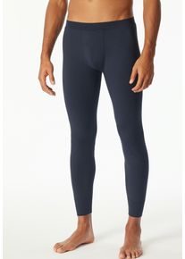 Schiesser Lange onderbroek Casual Warming verwarmend, ultra comfortabel heren lange onderbroeken maat 8 blauw