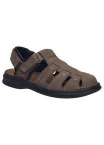 Josef Seibel Sandalen Max 92 , bakkersandalen, comfort-schoen, klittenbandschoen in brede vorm heren sandalen & slippers maat 39 bruin