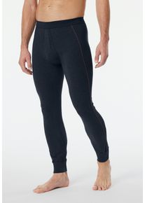 Schiesser Lange onderbroek Comfort fit zachtere band, heren lange onderbroeken maat 6 blauw
